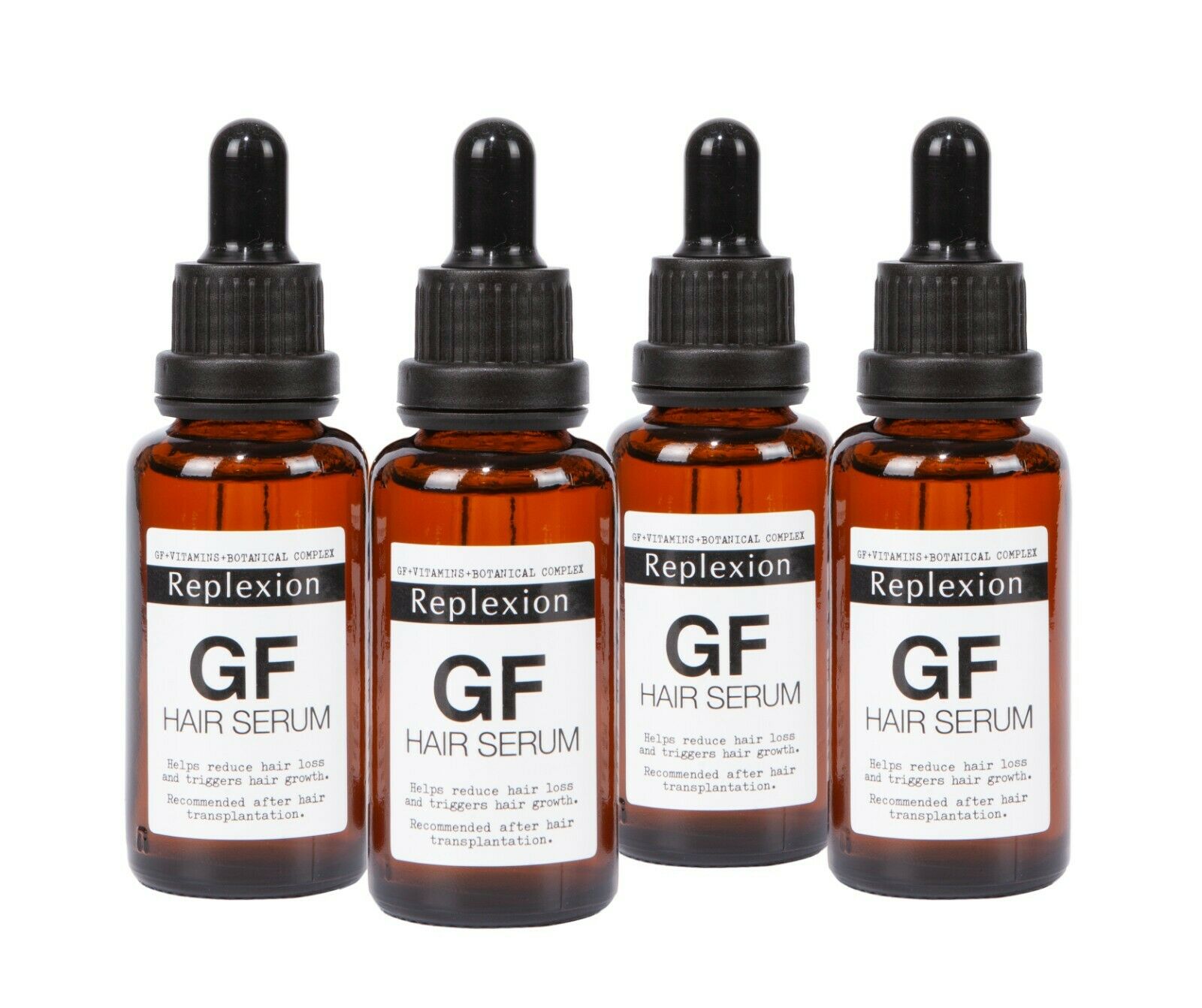 Replexion GrowthFactor Hair Serum 4x30ml (Patented American Formula)